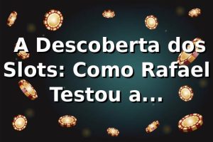🎰 A Descoberta dos Slots: Como Rafael Testou a Confiabilidade do Jebet